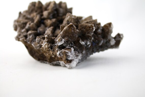 Chocolate Dogtooth Calcite Cluster