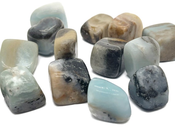Caribbean Calcite Tumbled Stone – Caribbean Calcite Crystal – Meditation Gemstone - Gifts - Tu1050