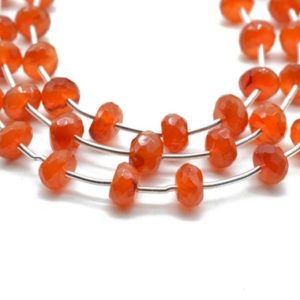 Shop Carnelian Rondelle Beads! Carnelian 6mm Rondelle beads,Carnelian beads,Carnelian strand,Carnelian faceted beads,Carnelian string,Carnelian Rondelle beads,Gemstone | Natural genuine rondelle Carnelian beads for beading and jewelry making.  #jewelry #beads #beadedjewelry #diyjewelry #jewelrymaking #beadstore #beading #affiliate #ad
