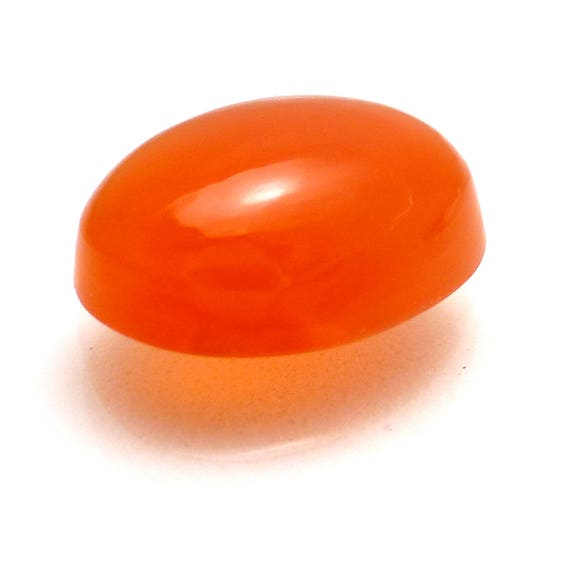 8 Carats Carnelian Cabochon Oval 16x12 12x16 12mm X 16mm Mandarin Tangerine Orange Gemstone Jewelry Ring Stone Domed Natural Calibrated