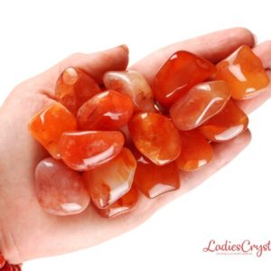 Shop Tumbled Carnelian Crystals & Pocket Stones! Carnelian Malawi Tumbled Stone, Carnelian Crystal, Tumbled Stones, Crystals, Stones, Gifts, Rocks, Gems, Gemstones, Zodiac Healing Crystals | Natural genuine stones & crystals in various shapes & sizes. Buy raw cut, tumbled, or polished gemstones for making jewelry or crystal healing energy vibration raising reiki stones. #crystals #gemstones #crystalhealing #crystalsandgemstones #energyhealing #affiliate #ad