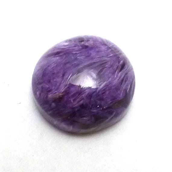 10mm Charoite Cabochon Round Calibrated Bright Purple Lovely Quality Chatoyant Schiller Designer One Of A Kind Unique Jewelry Ring Pendant