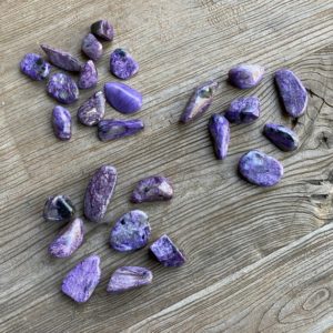 Shop Charoite Shapes! Charoite Stones 3 sizes V39E R115E E163E | Natural genuine stones & crystals in various shapes & sizes. Buy raw cut, tumbled, or polished gemstones for making jewelry or crystal healing energy vibration raising reiki stones. #crystals #gemstones #crystalhealing #crystalsandgemstones #energyhealing #affiliate #ad