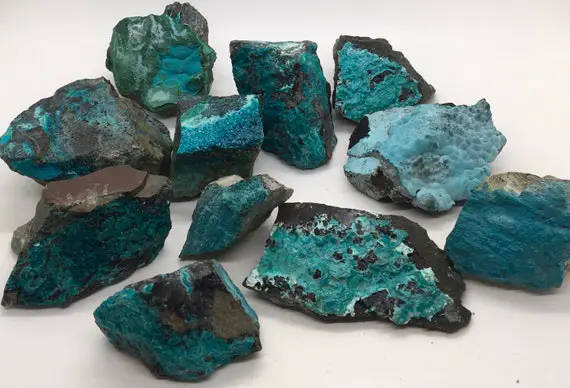 Chrysocolla Natural Rough Specimen, Natural Stone, Healing Crystals And Stones ,tranquil And Sustaining Stone, Spiritual Stone, Meditation