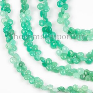 Shop Chrysoprase Bead Shapes! Chrysoprase Plain Heart Shape Beads, Smooth Chrysoprase Beads, Heart Shape Chrysoprase Gemstone Beads, Chrysoprase Beads | Natural genuine other-shape Chrysoprase beads for beading and jewelry making.  #jewelry #beads #beadedjewelry #diyjewelry #jewelrymaking #beadstore #beading #affiliate #ad
