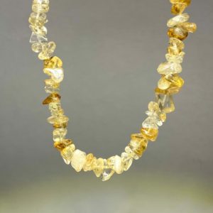 Shop Citrine Necklaces! Citrine Crystal Chips Necklace | Natural genuine Citrine necklaces. Buy crystal jewelry, handmade handcrafted artisan jewelry for women.  Unique handmade gift ideas. #jewelry #beadednecklaces #beadedjewelry #gift #shopping #handmadejewelry #fashion #style #product #necklaces #affiliate #ad