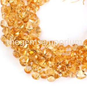 Shop Citrine Bead Shapes! Citrine SugarLoaf Heart Shape Beads, Citrine Heart Shape Beads, Citrine plain Heart shape beads, Citrine Beads, Citrine Wholesale Beads | Natural genuine other-shape Citrine beads for beading and jewelry making.  #jewelry #beads #beadedjewelry #diyjewelry #jewelrymaking #beadstore #beading #affiliate #ad