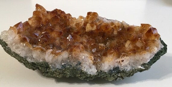 Citrine Crystal Cluster,promotes Positive Energy And Prosperity, Healing Crystals And Stones