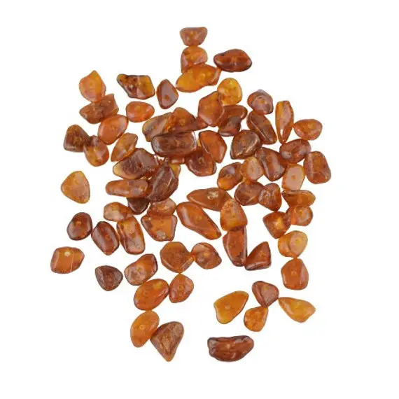 Dark Cognac Amber Beads, Baltic Amber Beads, Loose Beads, Jewelry Making Beads, Chips Beads, 10 Or 20 Beads