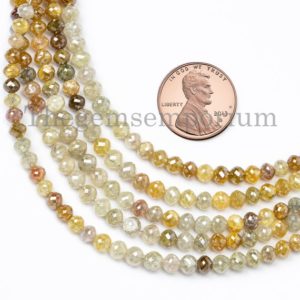 Shop Diamond Faceted Beads! AAA Quality Multi Diamond Rondelle Beads, Diamond Rondelle Beads, Natural Diamond Beads, Diamond Beads, Faceted Diamond Beads, Mix Diamond | Natural genuine faceted Diamond beads for beading and jewelry making.  #jewelry #beads #beadedjewelry #diyjewelry #jewelrymaking #beadstore #beading #affiliate #ad