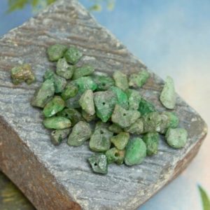 Shop Emerald Beads! Kornerupine Rare Natural Raw Rough Cut Nugget Beads 3 x 2 to 5 x 3 mm Green Gemstone Irregular Beads Freeform Emerald Gemstone Beads 4 beads | Natural genuine beads Emerald beads for beading and jewelry making.  #jewelry #beads #beadedjewelry #diyjewelry #jewelrymaking #beadstore #beading #affiliate #ad