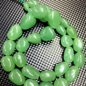 Shop Emerald Chip & Nugget Beads! Natural Green Beryl Nuggets Beads Hand Polished Smooth Nuggets Beads Russian Emerald Color Nuggets Beads Very Rare Emerald Gemstone Beads | Natural genuine chip Emerald beads for beading and jewelry making.  #jewelry #beads #beadedjewelry #diyjewelry #jewelrymaking #beadstore #beading #affiliate #ad