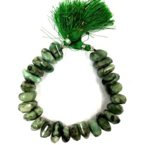 Shop Emerald Chip & Nugget Beads! Natural Stone Emerald Faceted Nugget Beads 12mm Nugget Shape Gemstone Beads 8" Strand | Natural genuine chip Emerald beads for beading and jewelry making.  #jewelry #beads #beadedjewelry #diyjewelry #jewelrymaking #beadstore #beading #affiliate #ad