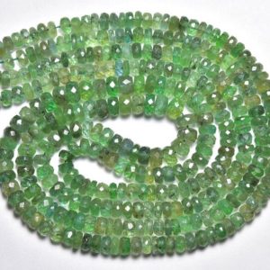 Shop Emerald Faceted Beads! 16 Inches Strand Natural Zambian Emerald Rondelles 4.5mm to 5.5mm Faceted Rondelle Gemstone Beads Jewelry Finest Emerald Beads Strand No5369 | Natural genuine faceted Emerald beads for beading and jewelry making.  #jewelry #beads #beadedjewelry #diyjewelry #jewelrymaking #beadstore #beading #affiliate #ad