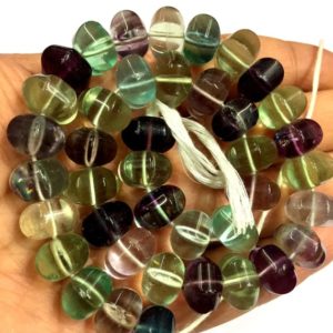 Shop Fluorite Rondelle Beads! AAA QUALITY Natural Very Rare Fluorite Twisted Rondelle Beads 12.MM Fluorite Rondelle Beads Fluorite Gemstone Beads 14" Strand Latest Arrive | Natural genuine rondelle Fluorite beads for beading and jewelry making.  #jewelry #beads #beadedjewelry #diyjewelry #jewelrymaking #beadstore #beading #affiliate #ad