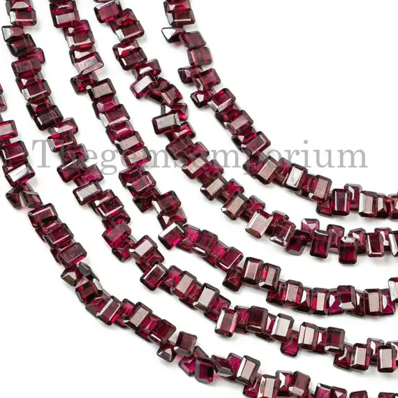 Rhodolite Garnet  3.50x5.50-3.50x6mm Briolette Cut Long Cushion Beads, Rhodolite Garnet Beads, Rhodolite Garnet, Garnet Beads,cushion Beads