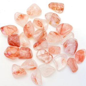 Hematoid Quartz Tumbled Crystal – Multiple Sizes – Tumbled Fire Quartz Crystal – Harlequin Quartz – Red Quartz Crystal – Fire Quartz Tumbles | Natural genuine stones & crystals in various shapes & sizes. Buy raw cut, tumbled, or polished gemstones for making jewelry or crystal healing energy vibration raising reiki stones. #crystals #gemstones #crystalhealing #crystalsandgemstones #energyhealing #affiliate #ad