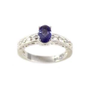 Shop Iolite Rings! Violet Blue Iolite Ring Ancient Medieval Viking Explorer Amulet 19th Century Gem Norse Solar Navigation Aid Stone Antique Gemstone #25572 | Natural genuine Iolite rings, simple unique handcrafted gemstone rings. #rings #jewelry #shopping #gift #handmade #fashion #style #affiliate #ad