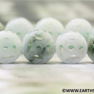L/ Burma Jade 15mm carved oriental money coin. 24 loose pc. 100% Genuine Natural Light green Burmese Jadeite | Natural genuine stones & crystals in various shapes & sizes. Buy raw cut, tumbled, or polished gemstones for making jewelry or crystal healing energy vibration raising reiki stones. #crystals #gemstones #crystalhealing #crystalsandgemstones #energyhealing #affiliate #ad
