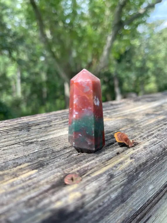 Fancy Jasper Point - Reiki Charged - Powerful Grounding Energy - Stone Of Tranquility - Soothes Emotions - Grounds & Protects - Stability #3
