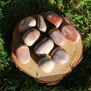 Shop Tumbled Jasper Crystals & Pocket Stones! Pink Jasper Polished Tumbled | Natural genuine stones & crystals in various shapes & sizes. Buy raw cut, tumbled, or polished gemstones for making jewelry or crystal healing energy vibration raising reiki stones. #crystals #gemstones #crystalhealing #crystalsandgemstones #energyhealing #affiliate #ad