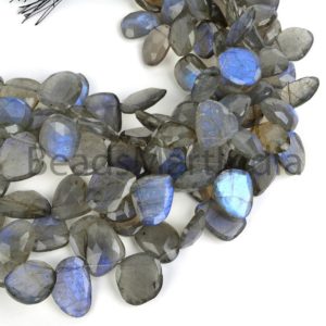 Shop Labradorite Chip & Nugget Beads! Labradorite Faceted Table Cut Beads, 6×9-10x14mm Labradorite Nuggets Shape Beads, Faceted Labradorite Natural Beads, Fire Labradorite Beads | Natural genuine chip Labradorite beads for beading and jewelry making.  #jewelry #beads #beadedjewelry #diyjewelry #jewelrymaking #beadstore #beading #affiliate #ad