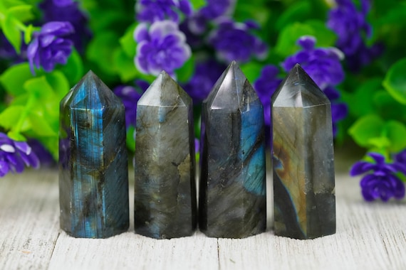 Labradorite Tower Point For Crystal Grid
