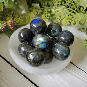 Shop Tumbled Labradorite Crystals & Pocket Stones! Labradorite Crystal Tumble Stone, Ethically Sourced | Natural genuine stones & crystals in various shapes & sizes. Buy raw cut, tumbled, or polished gemstones for making jewelry or crystal healing energy vibration raising reiki stones. #crystals #gemstones #crystalhealing #crystalsandgemstones #energyhealing #affiliate #ad