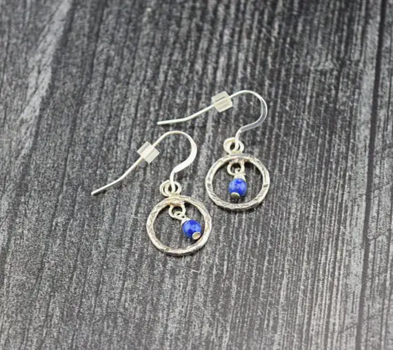 Handcrafted Sterling Silver Lapis Lazuli Earrings