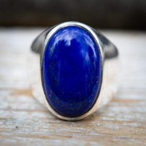 Shop Lapis Lazuli Rings! Lapis Ring 12 – Large Lapis Lazuli Ring –  12 – Mens Lapis Ring – Lapis Jewelry – Sterling Silver Lapis Ring – Lapis Lazuli Jewelry Lapis 12 | Natural genuine Lapis Lazuli mens fashion rings, simple unique handcrafted gemstone men's rings, gifts for men. Anillos hombre. #rings #jewelry #crystaljewelry #gemstonejewelry #handmadejewelry #affiliate #ad