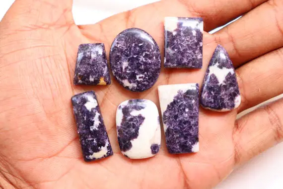 Natural Purple Lepidolite Cabochon, Healing Crystal, Chakras, Crystal Grid, Crystal, Lepidolite Crystal, Lepidolite Cabochon, Loose Stone.