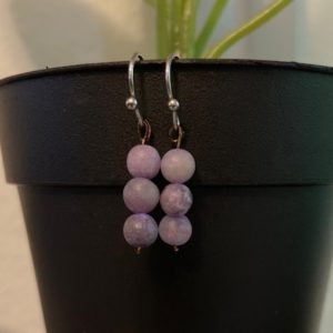 Shop Lepidolite Earrings! Lepidolite Earrings – Crystal Hand-Made Jewelry | Natural genuine Lepidolite earrings. Buy crystal jewelry, handmade handcrafted artisan jewelry for women.  Unique handmade gift ideas. #jewelry #beadedearrings #beadedjewelry #gift #shopping #handmadejewelry #fashion #style #product #earrings #affiliate #ad