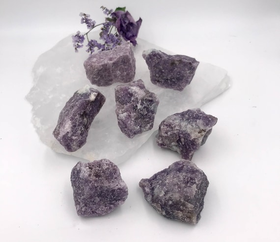 Rough Lepidolite Chunks - The Stone For Peace
