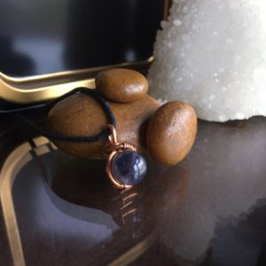 Shop Iolite Necklaces! Minimalist Iolite Necklace, Iolite Pendants, Iolite Jewellery | Natural genuine Iolite necklaces. Buy crystal jewelry, handmade handcrafted artisan jewelry for women.  Unique handmade gift ideas. #jewelry #beadednecklaces #beadedjewelry #gift #shopping #handmadejewelry #fashion #style #product #necklaces #affiliate #ad