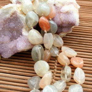 Shop Moonstone Chip & Nugget Beads! Shiny Moonstone tumble beads 9.5-12mm (ETB01395) Unique jewelry/Vintage jewelry/Gemstone necklace | Natural genuine chip Moonstone beads for beading and jewelry making.  #jewelry #beads #beadedjewelry #diyjewelry #jewelrymaking #beadstore #beading #affiliate #ad