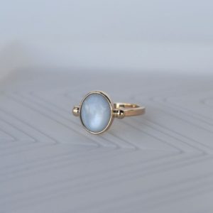 14K Gold White Moonstone Ring, Solid 14K Gold White Moonstone Jewelry, SIZE 5 | Natural genuine Array jewelry. Buy crystal jewelry, handmade handcrafted artisan jewelry for women.  Unique handmade gift ideas. #jewelry #beadedjewelry #beadedjewelry #gift #shopping #handmadejewelry #fashion #style #product #jewelry #affiliate #ad