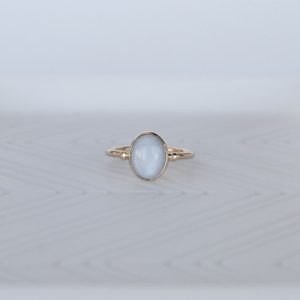 14K Gold White Moonstone Ring, Solid 14K Gold White Moonstone Jewelry, SIZE 6.75 | Natural genuine Array jewelry. Buy crystal jewelry, handmade handcrafted artisan jewelry for women.  Unique handmade gift ideas. #jewelry #beadedjewelry #beadedjewelry #gift #shopping #handmadejewelry #fashion #style #product #jewelry #affiliate #ad