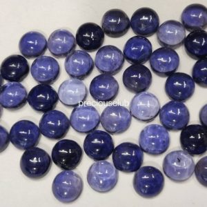 Shop Iolite Cabochons! Natural 8mm Iolite Round Cabochon- AAA Quality Iolite Cabochon Round | Natural genuine stones & crystals in various shapes & sizes. Buy raw cut, tumbled, or polished gemstones for making jewelry or crystal healing energy vibration raising reiki stones. #crystals #gemstones #crystalhealing #crystalsandgemstones #energyhealing #affiliate #ad
