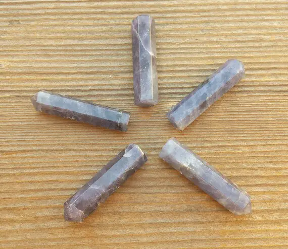 Natural Iolite Single Terminated Gemstone Crystal Pencil Point (one)