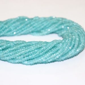 Shop Apatite Beads! Natural Sky  Apatite Faceted Rondelle Beads AAA Quality Apatite Beads Apatite Rondelle Beads  Apatite Beads Strand | Natural genuine beads Apatite beads for beading and jewelry making.  #jewelry #beads #beadedjewelry #diyjewelry #jewelrymaking #beadstore #beading #affiliate #ad