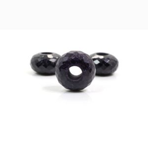 Shop Sugilite Beads! Natural sugilite rondelle faceted 14 x 8 x 5 mm gemstone european charm universal large hole big hole beads for making bracelet | Natural genuine rondelle Sugilite beads for beading and jewelry making.  #jewelry #beads #beadedjewelry #diyjewelry #jewelrymaking #beadstore #beading #affiliate #ad