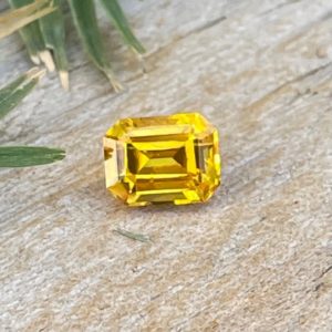 Natural Yellow Sapphire | Emerald Cut | 5.46×4.23 mm | VS | Ceylon Yellow Sapphire | Loose Sapphire | Yellow Sapphire Ring | Yellow Diamond | Natural genuine stones & crystals in various shapes & sizes. Buy raw cut, tumbled, or polished gemstones for making jewelry or crystal healing energy vibration raising reiki stones. #crystals #gemstones #crystalhealing #crystalsandgemstones #energyhealing #affiliate #ad
