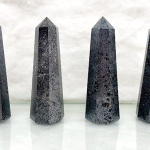 Shop Hematite Stones & Crystals! One (1) Hematite Obelisk Tower Points ~ Crystal Tower, Hematite Tower ~ Reiki Healing, Energy Balancing ~ OP-HEM-3 | Natural genuine stones & crystals in various shapes & sizes. Buy raw cut, tumbled, or polished gemstones for making jewelry or crystal healing energy vibration raising reiki stones. #crystals #gemstones #crystalhealing #crystalsandgemstones #energyhealing #affiliate #ad