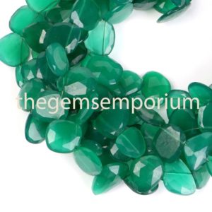 Shop Onyx Chip & Nugget Beads! Green Onyx Table Cut Nuggets Beads, Green Onyx Beads, AAA Quality Beads, Table Cut Beads, 11×13-13x16mm Gemstone Jewelry Making, Fancy Beads | Natural genuine chip Onyx beads for beading and jewelry making.  #jewelry #beads #beadedjewelry #diyjewelry #jewelrymaking #beadstore #beading #affiliate #ad