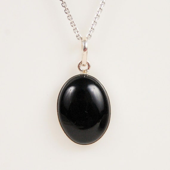Exclusive 925 Sterling Silver Black Onyx Pendant, Gemstone Pendant, Gift Pendant, Handmade Pendant, Pendant Necklace, Stone Jewelry,