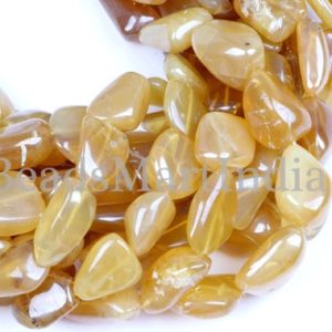 Shop Opal Chip & Nugget Beads! New Arrival Yellow Opal Smooth Nugget Shape Beads, Yellow Opal Plain Gemstone Beads, Yellow Opal Plain Nuggets, Yellow Opal Smooth Beads | Natural genuine chip Opal beads for beading and jewelry making.  #jewelry #beads #beadedjewelry #diyjewelry #jewelrymaking #beadstore #beading #affiliate #ad