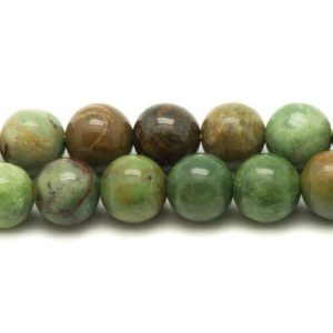 Shop Opal Bead Shapes! 10pc – Stone Beads – Green Opal Ball 6mm – 4558550033505 | Natural genuine other-shape Opal beads for beading and jewelry making.  #jewelry #beads #beadedjewelry #diyjewelry #jewelrymaking #beadstore #beading #affiliate #ad