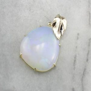 Shop Opal Pendants! Ethereal Opal Gold Leaf Pendant, Statement Pendant K8VPC71D-N | Natural genuine Opal pendants. Buy crystal jewelry, handmade handcrafted artisan jewelry for women.  Unique handmade gift ideas. #jewelry #beadedpendants #beadedjewelry #gift #shopping #handmadejewelry #fashion #style #product #pendants #affiliate #ad
