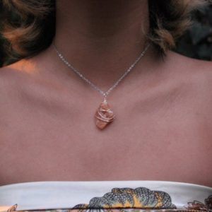 Shop Orange Calcite Necklaces! Orange Calcite Necklace | Natural genuine Orange Calcite necklaces. Buy crystal jewelry, handmade handcrafted artisan jewelry for women.  Unique handmade gift ideas. #jewelry #beadednecklaces #beadedjewelry #gift #shopping #handmadejewelry #fashion #style #product #necklaces #affiliate #ad