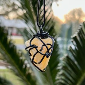 Shop Orange Calcite Necklaces! Orange Calcite Pendants | Natural genuine Orange Calcite necklaces. Buy crystal jewelry, handmade handcrafted artisan jewelry for women.  Unique handmade gift ideas. #jewelry #beadednecklaces #beadedjewelry #gift #shopping #handmadejewelry #fashion #style #product #necklaces #affiliate #ad